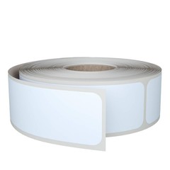 1×3 inch (7.5cm x 2.5cm) Adhesive Labels Rectangle Sticker Rolls Pack 250 White