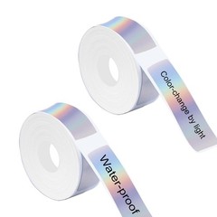 D30 Label Tape 320 PCS Thermal 12×40 mm Holographic Reflective 2 Rolls