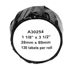 130/Roll Clear Address Labels 1-1/8″x3-1/2″ for Dymo 30254 LabelWriter 450 Duo