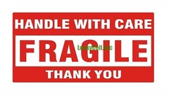 5000 stickers 2″ x 3″ FRAGILE HANDLE WITH CARE Stickers, Easy Peel and Apply