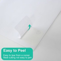 300Pcs 2x4inch Blank Stickers White Labels Self Adhesive Crafts Personalize Tag