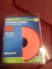 Monarch 1136 3500 Pack Fluorescent Red Pricing Labels