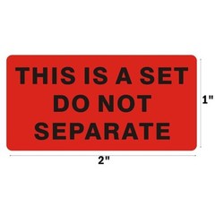 2-10 Rolls Warning Stickers Shipping Mailing Label THIS IS A SET DO NOT SEPARATE