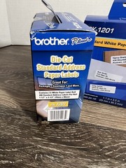 Brother DK1201 Standard White Address Labels, Never Used. Two Boxes.