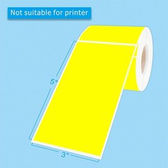 3 x 5 inch Rectangle Sticker Labels, 250PCS Adhesive Color Coding Stickers fo…