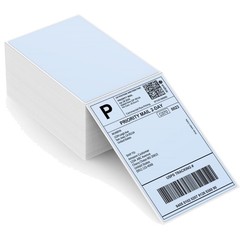 Versatile 500 Blue 4×6 Shipping Labels for Thermal Printers – No Paper Jams