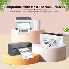 Efficient 4″ x 6″ Perforated Thermal Labels – 250 Count for Easy Shipping