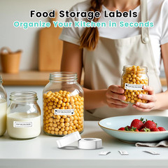 D30 Labels, 3/8″ X 1 1/2″ (12Mm X 40Mm) 160 Labels/Roll, D30 Label Tape Compatib