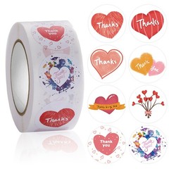 500pcs Love Heart Valentine s Day Stickers Birthday Party Seal Labels DIY Gift