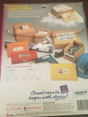 Avery WeatherProof Shipping Labels w/TrueBlock Laser White 5 1/2 x 8 1/2 100