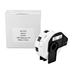 6x Die-Cut Labels 1″ DK-1218 for Brother, 1000 Labels/Roll,with Cartridge Frames