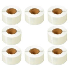 8ROLLS Frosted of 130 Address Label 28mmx89mm for Dymo 30254 LabelWriter 400 Duo