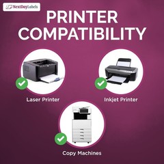 50 Labels Per Sheet: High-Quality 1.5×1 Inch White Blank Stickers for Printers