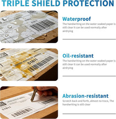 4X6 Direct Thermal Shipping Labels for Zebra & Eltron Printers, 4000 Labels