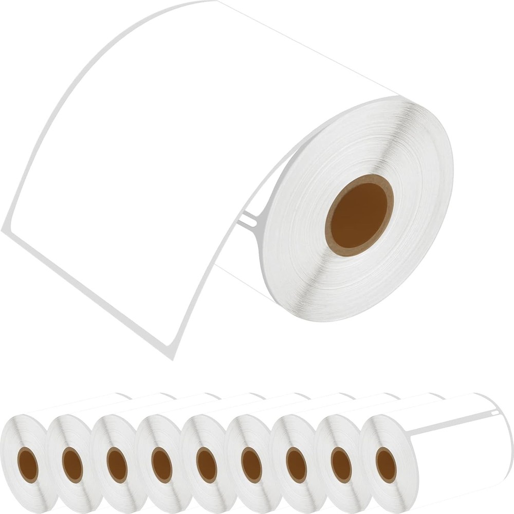 10 Rolls Compatible for Zebra & Rollo Printers 4″x 6″ Shipping Labels 500/Roll