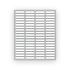 12000 1.75×0.5 EcoSwift Laser Return Address Shipping Labels 80/sheet 1 3/4 x1/2