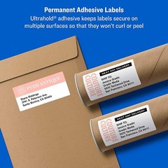Avery TrueBlock Laser Shipping Labels 2″ x 4″ (5163) PICK YOUR OWN # OF LABEL