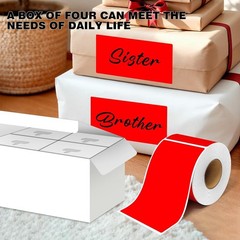 Large 3×5 Moving Labels – 1000 Rectangular Packing Stickers for Easy Sorting