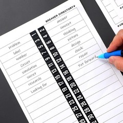 4-Piece Reusable Circuit Breaker Labels for Quick Identification & Organization