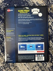 Avery Neon Address Labels with Sure Feed for Laser Printers, 1 x 2 5/8″, 750