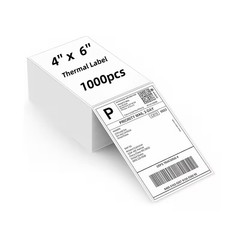 4000 Ct 4×6 Direct Thermal Shipping Labels Zfold – 500 Labels Per pack x 8 packs