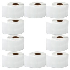 10Roll Direct Thermal 2.25”X1.25″ Barcode Labels Fit for Zebra TLP2824Plus