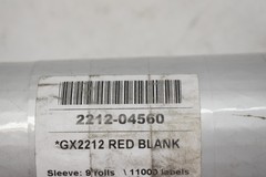 Garvey GX2212 Red Security Cut Labels For Labelers Blank 9 Rolls 2212-04560