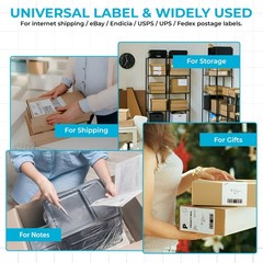 4×6 shipping labels for Inkjet Printer & Laser Printer | Rectangle Printable …