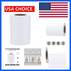 4×3 inch Direct Thermal Labels for Shipping, Barcodes, Address, Compatible wi…