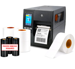 ULINE 4×6″ case of 4000 Industrial Thermal Transfer Labels Zebra Eltron Datamax