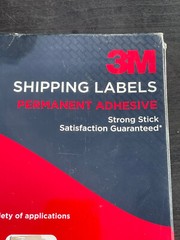 3M 3100-V White Shipping Labels 3-1/3″ x 4″ Laser (Pack of 600)
