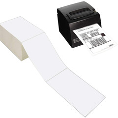 500 4×6 Thermal Shipping Labels Foldable