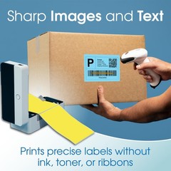 – 4″ X 6″ Yellow Direct Thermal Fanfold Labels (500 Count, 1 Stack) – Printab…