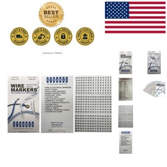 450 Durable Vinyl Wire Marker Labels – Quick Identification for Professionals