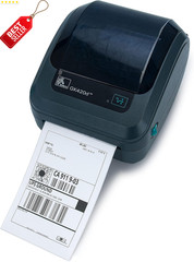 4000 Fanfold 4×6 Direct Thermal Shipping Labels Perforated Zebra Rollo US