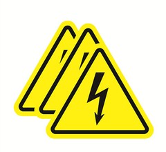M MeshaKippa high voltage warning labels caution danger electric hazard stickers