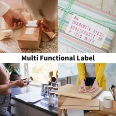 Thermal Sticker Labels, Laser Inkjet Compatible, 3000 Count