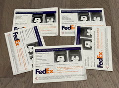 Zebra/Dymo/Rollo Thermal Label Printer Cleaning Card – 5 Pcs Pack by FedEx