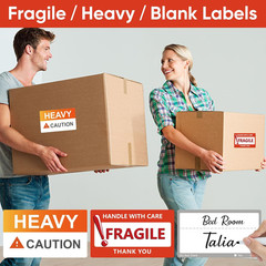 400 PCS 3.5 X 2 Inch Large Moving Labels for Boxes, 9 Color Coded Moving Sticker