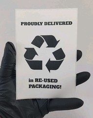 Lot of 50 Ebay Seller Large 4″ x 6″ Re-Used Packaging Cover-up Sticker Label