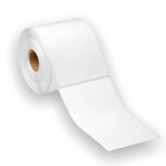 3×5 Direct Thermal White Shipping Labels Permanent 1″ Core (3) RLS of 300 EA
