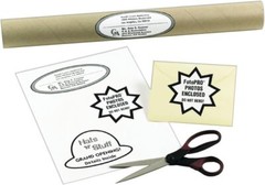Avery Shipping Labels, 8-1/2 x 11, 25 Labels per Pack, Case of 5 Packs 125 Total