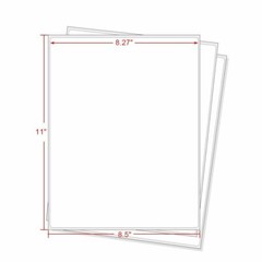 2000 Full Sheet Shipping Labels 8.5×11 Self Adhesive Blank Paper for Laser/Inkje