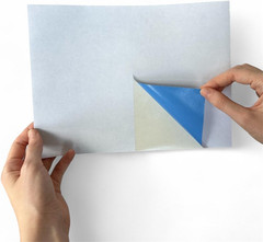 High-Opacity Blockout Shipping Labels – Half Sheet 5.5″ x 8.5″ – Cover Old Barco