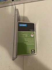 DYMO Address Labels Clear 1760754 LW LabelWriter 1-1/8″ 3-1/2″ New Sealed