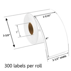 30256 2-5/16″ x 4″ White Adress Shipping Labels For Dymo LW 400 450 Turbo LOT