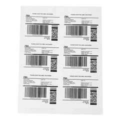 3 1/3″ x 4″ Shipping Address Labels – Laser Ink Jet Adhesive 6 UP 500-5000 Sheet