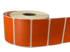 750 4”x 2″ Direct Thermal Labels ORANGE Color coded Zebra Stickers (4 Rolls)