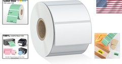 1000 White Direct Thermal Barcode Labels 2.25″ x 1.25″ for Efficient Printing