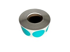 1″ Round Teal Color coded Circular Inventory Dots Labels Stickers 500